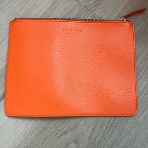 Everlane Bold Orange Leather Piece